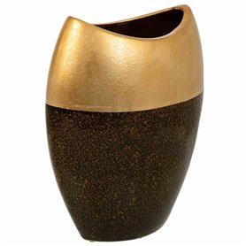 Vase Alexandra House Living Or Céramique 13 x 29 x 24 cm