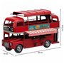 Figurine Décorative Alexandra House Living Rouge Fer ABS Le Bus 14 x 18 x 28 cm