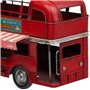 Figurine Décorative Alexandra House Living Rouge Fer ABS Le Bus 14 x 18 x 28 cm