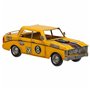 Figurine Décorative Alexandra House Living Jaune Fer ABS Voiture 12 x 9 x 27 cm