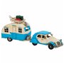 Figurine Décorative Alexandra House Living Bleu clair Fer ABS Camion Remorque 9 x 15 x 41 cm