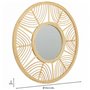 Miroir mural Alexandra House Living Naturel Bambou Rotin 55 x 2 x 55 cm