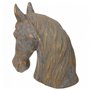 Figurine Décorative Alexandra House Living Gris Doré Polyrésine Cheval 15 x 31 x 31 cm