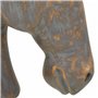 Figurine Décorative Alexandra House Living Gris Doré Polyrésine Cheval 15 x 31 x 31 cm