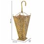 porte-parapluie Alexandra House Living Or 27 x 80 x 27 cm