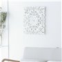 Décoration murale Alexandra House Living Blanc Bois d'épicéa Bois MDF 1 x 56 x 56 cm