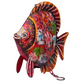Figurine Décorative Alexandra House Living Bois de manguier Poisson 9 x 30 x 30 cm
