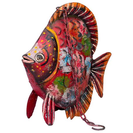 Figurine Décorative Alexandra House Living Bois de manguier Poisson 9 x 30 x 30 cm