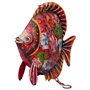 Figurine Décorative Alexandra House Living Bois de manguier Poisson 9 x 30 x 30 cm