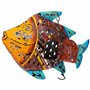 Figurine Décorative Alexandra House Living Bois de manguier Poisson 10 x 32 x 50 cm