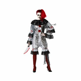 Déguisement pour Adultes Gris Clown