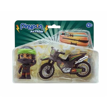 Figurine daction Pinypon   Moto
