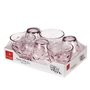 Set de Verres Bormioli Rocco Flora 6 Unités Rose verre 260 ml