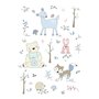 Drap de lit de bébé Cool Kids Forest (Berceau de 60)