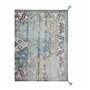 Tapis DKD Home Decor Finition vieillie Bleu Coton Arabe Frange (120 x 180 x 1 cm)