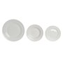 Service de Vaisselle DKD Home Decor Blanc Porcelaine 18 Pièces