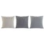 Coussin Home ESPRIT Bleu Beige méditerranéen 60 x 20 x 60 cm (3 Unités)