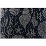 Coussin Home ESPRIT Argenté Blue marine méditerranéen 45 x 15 x 45 cm