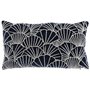 Coussin Home ESPRIT Argenté Blue marine méditerranéen 60 x 10 x 35 cm