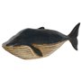 Figurine Décorative Home ESPRIT Blanc Blue marine Baleine 40 x 7 x 12 cm