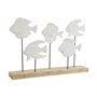 Figurine Décorative Home ESPRIT Blanc Naturel Spirales méditerranéen 51 x 7