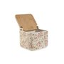 Salière avec couvercle Home ESPRIT Blanc Rose Lila Bambou 750 ml 14 x 12,5 x 12 cm (2 Unités)