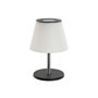 Lampe de bureau Home ESPRIT Blanc Noir PVC Acier inoxydable Aluminium 18 x 18 x 26