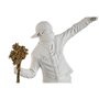 Figurine Décorative Home ESPRIT Blanc Doré 23 x 12 x 40 cm