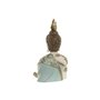 Figurine Décorative Home ESPRIT Turquoise Doré Buda Oriental 12 x 12 x 22 cm