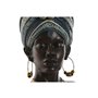 Figurine Décorative Home ESPRIT Bleu Noir Doré Africaine 23 x 17 x 39 cm