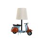 Lampe de bureau Home ESPRIT Bleu Orange Lin Métal 31 x 15 x 34 cm