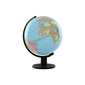 Globe terrestre Home ESPRIT Bleu Noir PVC 33 x 32 x 41 cm