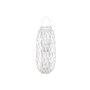 Bougeoir Home ESPRIT Blanc osier Verre 34 x 34 x 80 cm