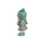 Figurine Décorative Home ESPRIT Rose Turquoise Doré 8 x 10 x 20 cm (2 Unités)