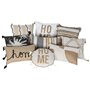 Coussin Home ESPRIT Beige Naturel Boho 45 x 5 x 45 cm