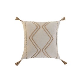 Coussin Home ESPRIT Beige Boho 45 x 5 x 45 cm