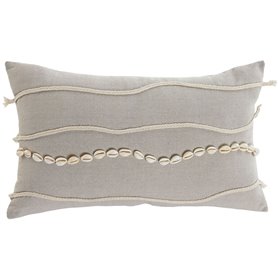 Coussin Home ESPRIT Blanc Beige Boho 50 x 30 cm