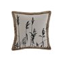 Coussin Home ESPRIT Noir Beige Frange Boho 45 x 45 cm