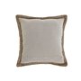 Coussin Home ESPRIT Noir Beige Frange Boho 45 x 45 cm