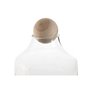 Vase Home ESPRIT Transparent Naturel Bois Verre 21 x 21 x 42 cm