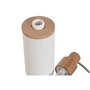 Distributeur de Savon Home ESPRIT Blanc Naturel Résine Bambou 8 x 7 x 21 cm