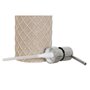 Distributeur de Savon Home ESPRIT Beige Résine Bambou 7 x 9 x 18 cm