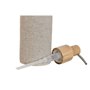 Distributeur de Savon Home ESPRIT Gris Naturel Bois Résine 7 x 9 x 19 cm