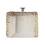 Lampe de bureau Home ESPRIT Beige Naturel Céramique 50 W 220 V 28 x 28 x 47 cm (2 Unités)