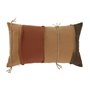 Coussin Home ESPRIT Marron Moutarde Terre cuite Patchwork Boho 50 x 30 cm