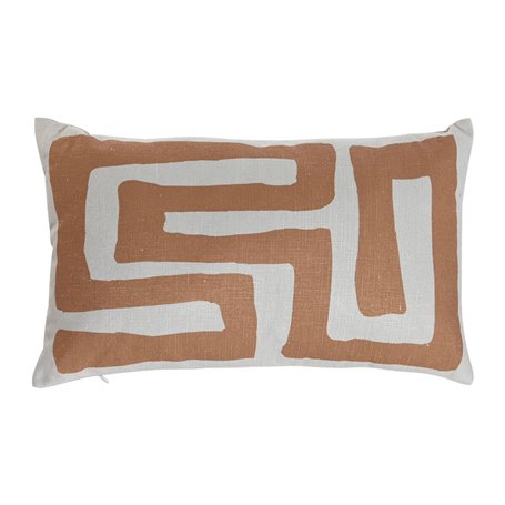 Coussin Home ESPRIT Beige Moutarde Boho 50 x 30 cm