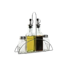 Set de pansement Home ESPRIT Transparent Métal Verre 300 ml 22