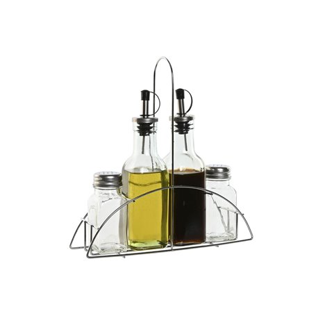 Set de pansement Home ESPRIT Transparent Métal Verre 300 ml 22