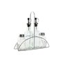 Set de pansement Home ESPRIT Transparent Métal Verre 300 ml 22,5 x 6 x 23 cm