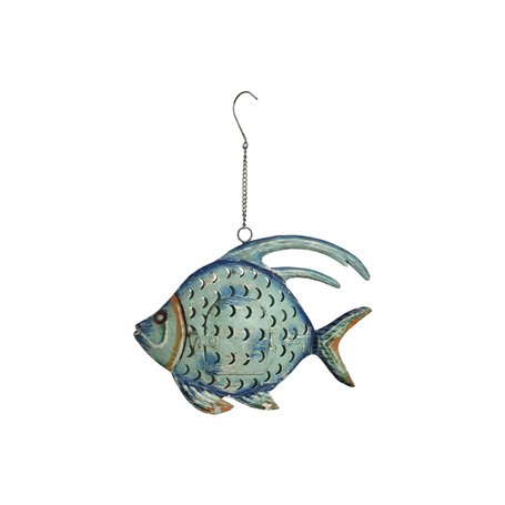 Figurine Décorative Home ESPRIT Poisson méditerranéen 30 x 7 x 22 cm